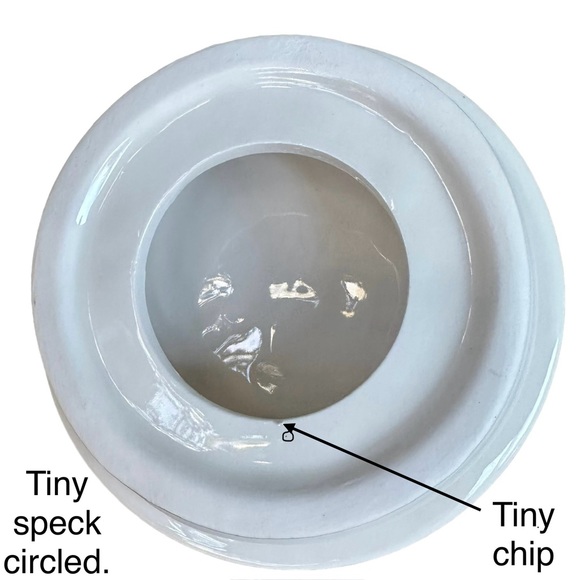 Rae Dunn FLOUR Canister White Black Large Letter Flat Lid Dimples NWT 2018 OG - Picture 11 of 15